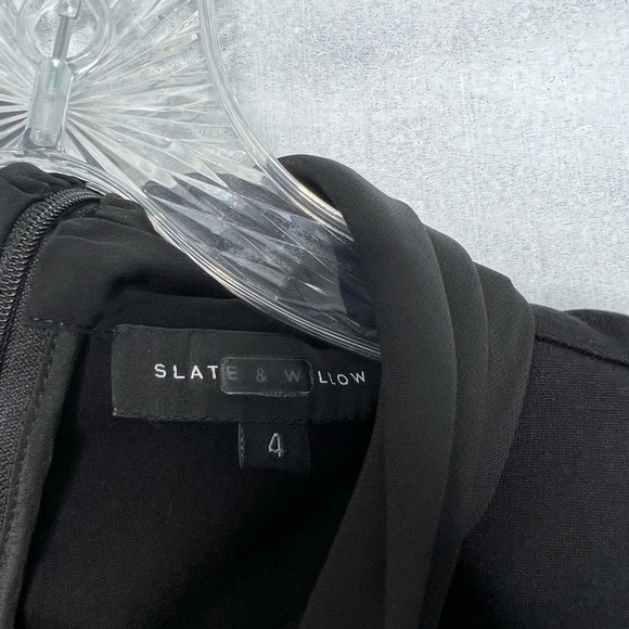 Slate & Willow Sheer Sleeve Dress - Picture 8 of 10